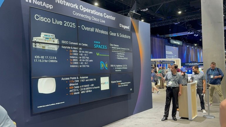 As Cisco used Wyebot to optimize Wi-Fi experience in Cisco Live 2025